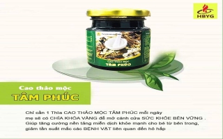 Cao thảo mộc trị ho Tâm Phúc sự lựa chọn của nhiều gia đình